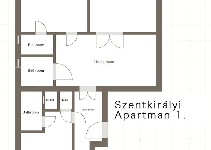 Szentkiralyi Apartman 1 *