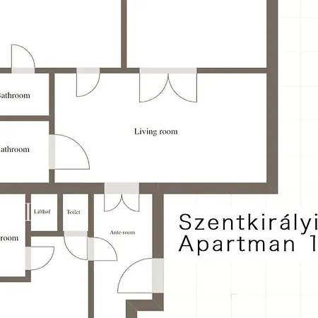 Szentkiralyi Apartman 1 *